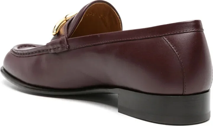 VLogo Moon leather loafers - Image 3