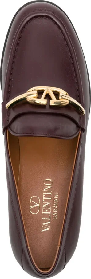VLogo Moon leather loafers - Image 4