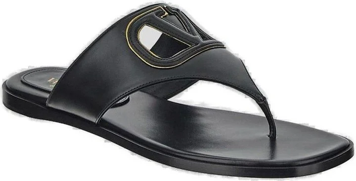 Vlogo Patch Cut-out Slip-on Sandals - Image 2