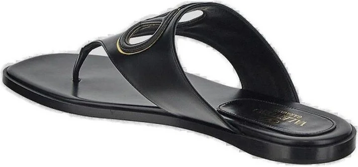 Vlogo Patch Cut-out Slip-on Sandals - Image 3
