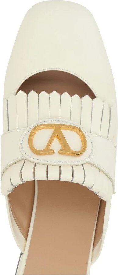 Vlogo Plaque Square Toe Sandals - Image 4