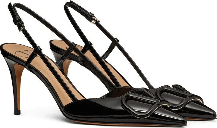 VLOGO Pointed Toe Slingback Pump