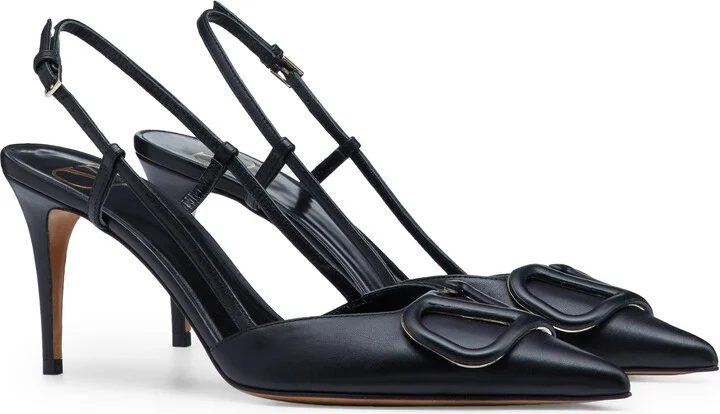VLOGO Pointed Toe Slingback Pump