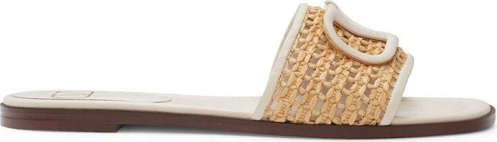 VLOGO Raffia Slide Sandal - Image 3