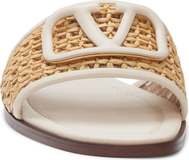 VLOGO Raffia Slide Sandal - Image 4
