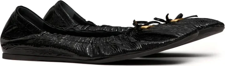 VLogo ruched ballerina shoes - Image 2