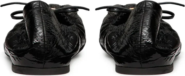 VLogo ruched ballerina shoes - Image 3
