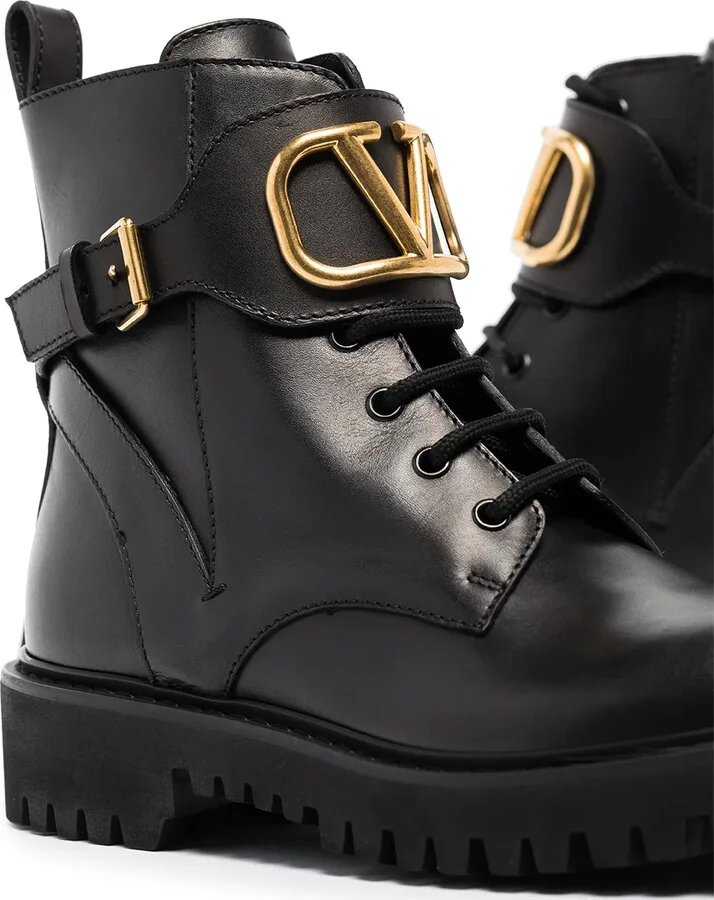 VLogo Signature 35mm leather boots - Image 2