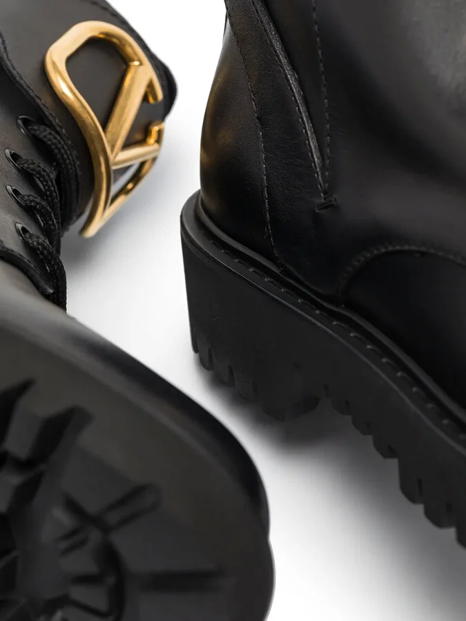 VLogo Signature 35mm leather boots - Image 4