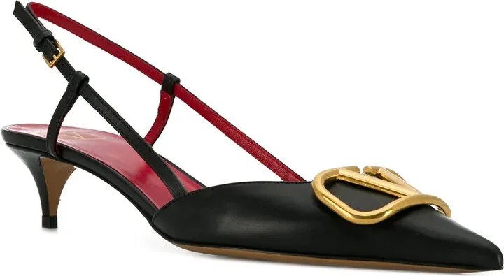 VLogo Signature 40mm slingback pumps - Image 2