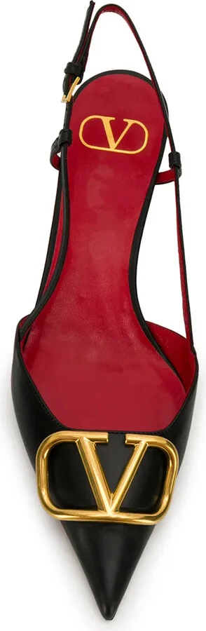 VLogo Signature 40mm slingback pumps - Image 4