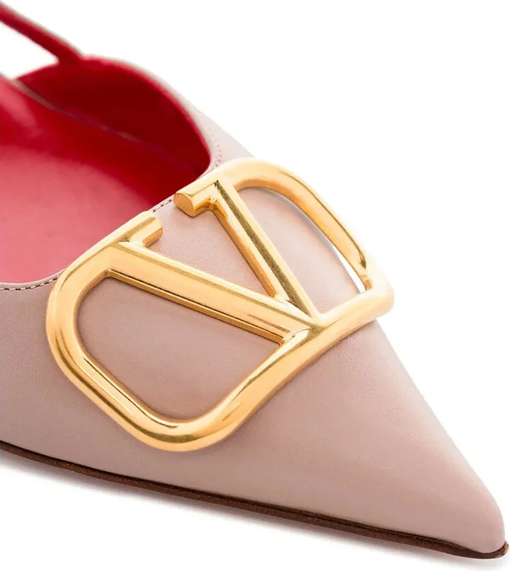VLogo Signature 40mm slingback pumps - Image 4