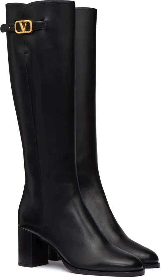 VLogo Signature 70mm knee-high boots - Image 2