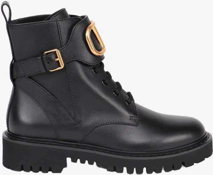 VLOGO Signature Boots In Calfskin