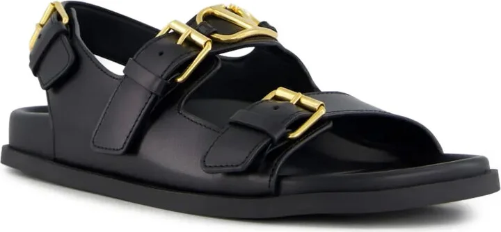 VLogo Signature buckle-detail sandals - Image 2
