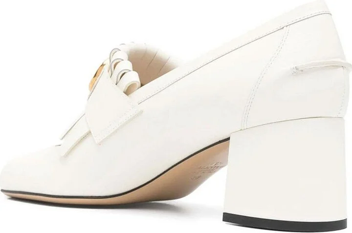 Vlogo Signature Fringe Detailed Pumps - Image 3
