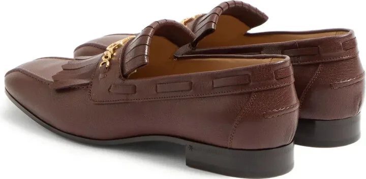 VLogo Signature fringed loafers - Image 3