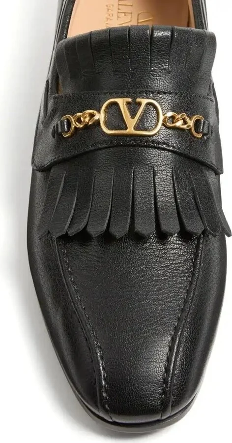 VLogo Signature Fringed Loafers - Image 5