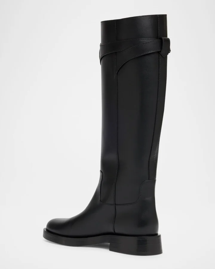 VLogo Signature Leather Boots - Image 2