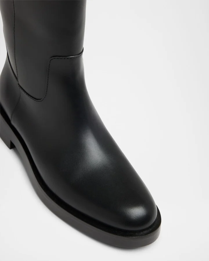 VLogo Signature Leather Boots - Image 4