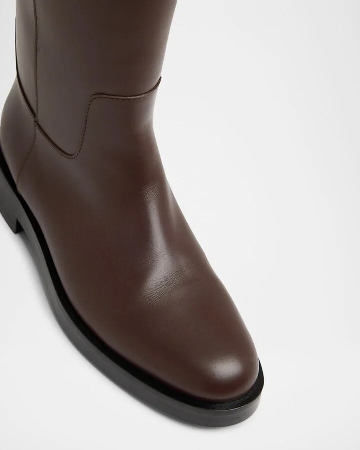VLogo Signature Leather Boots - Image 6
