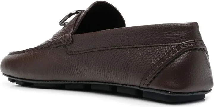 VLogo Signature leather driving shoes - Image 3