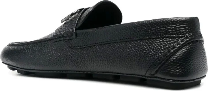 VLogo Signature leather driving shoes - Image 3