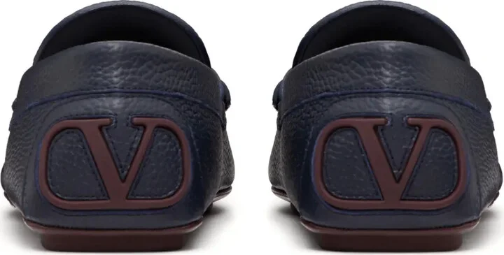 VLogo Signature leather driving shoes - Image 3