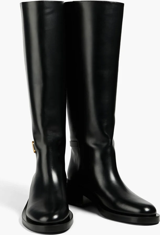 VLOGO Signature leather knee boots - Image 2