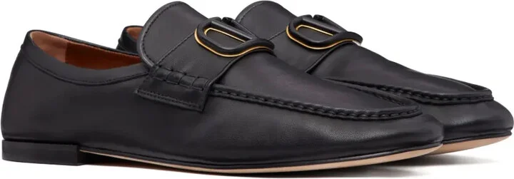 VLogo Signature leather loafers - Image 2