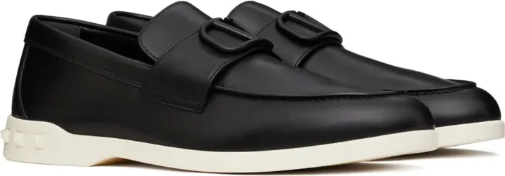 VLogo Signature leather loafers - Image 2