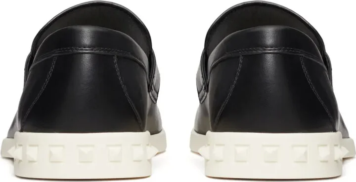 VLogo Signature leather loafers - Image 3