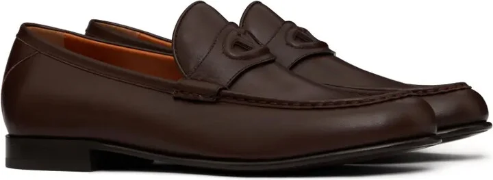 VLogo Signature leather loafers - Image 2