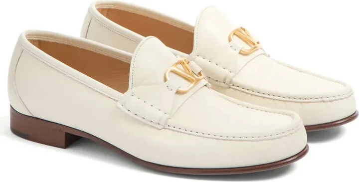 VLogo Signature leather loafers - Image 2