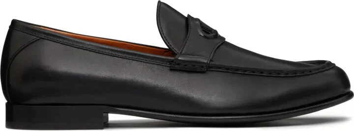 VLogo Signature leather loafers
