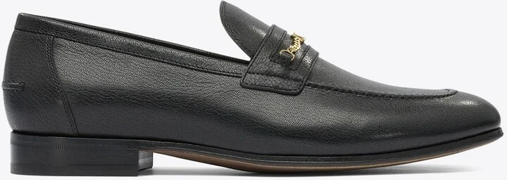 VLogo Signature Leather Loafers