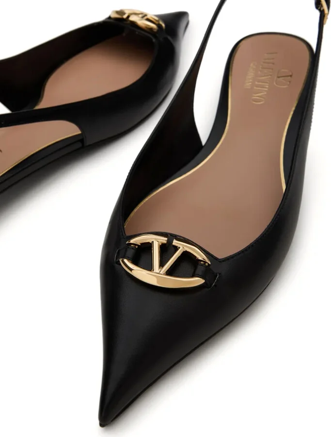 VLogo Signature leather pumps - Image 5