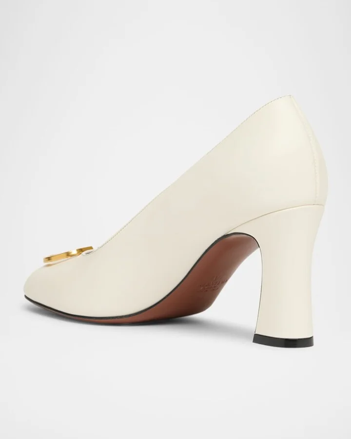 VLogo Signature Leather Pumps - Image 5