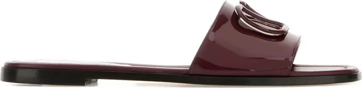 VLogo Signature leather sandals