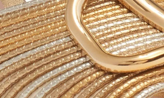 VLOGO Signature Metallic Slide Sandal - Image 7