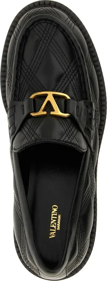 VLogo Signature quilted loafers - Image 3