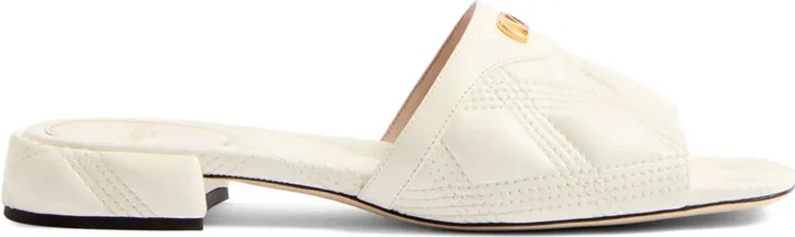 VLogo Signature quilted sandals