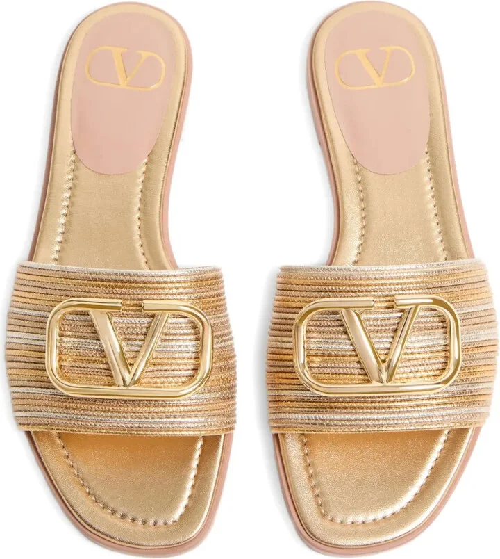 VLogo Signature sandals - Image 4