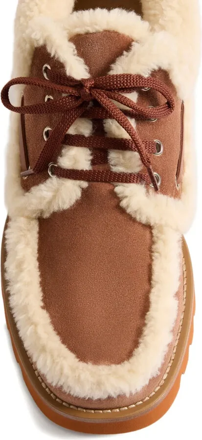 VLogo Signature shearling loafers - Image 4