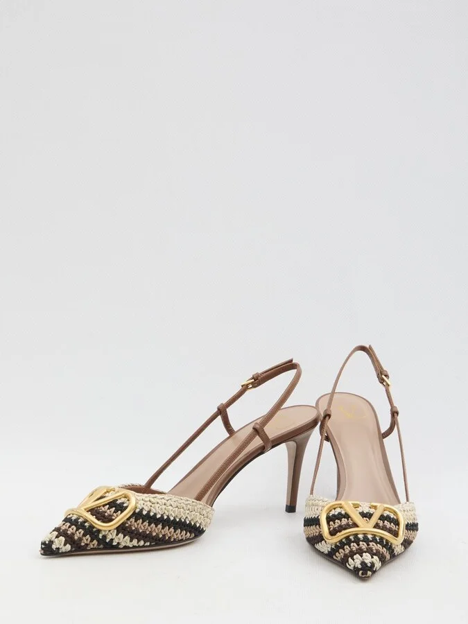Vlogo Signature Slingback Pumps - Image 5