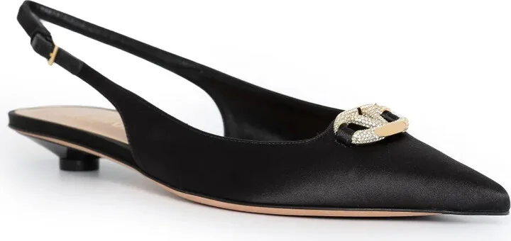VLogo-Signature slingback pumps - Image 2
