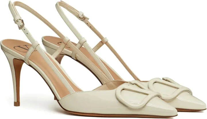 VLogo Signature slingback pumps - Image 2