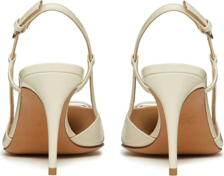 VLogo Signature slingback pumps - Image 3