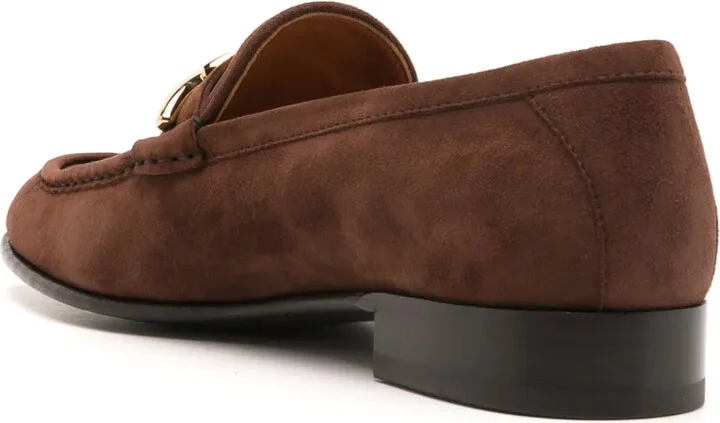 VLogo Signature suede loafers - Image 3