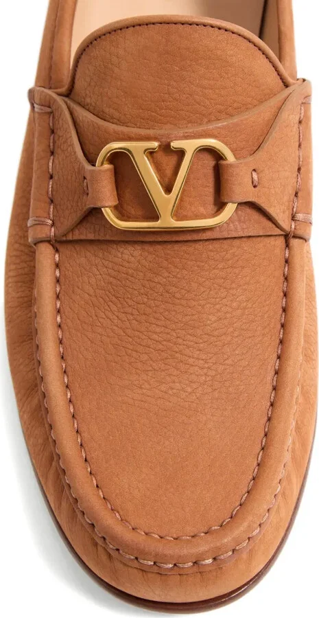 VLogo Signature suede loafers - Image 5